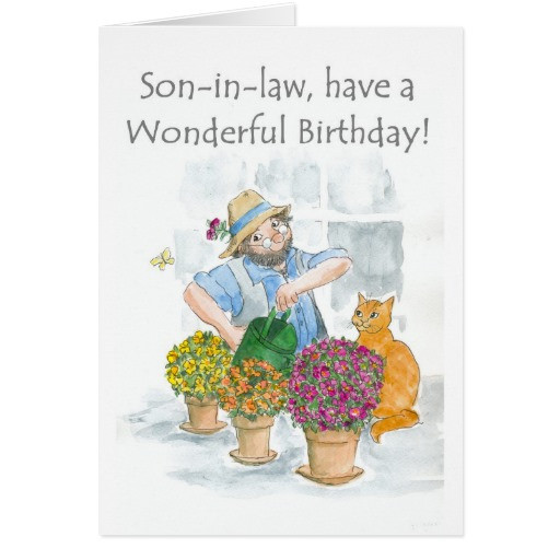 Best ideas about Son In Law Birthday Card
. Save or Pin Birthday Card for a Son in law Gardening Now.