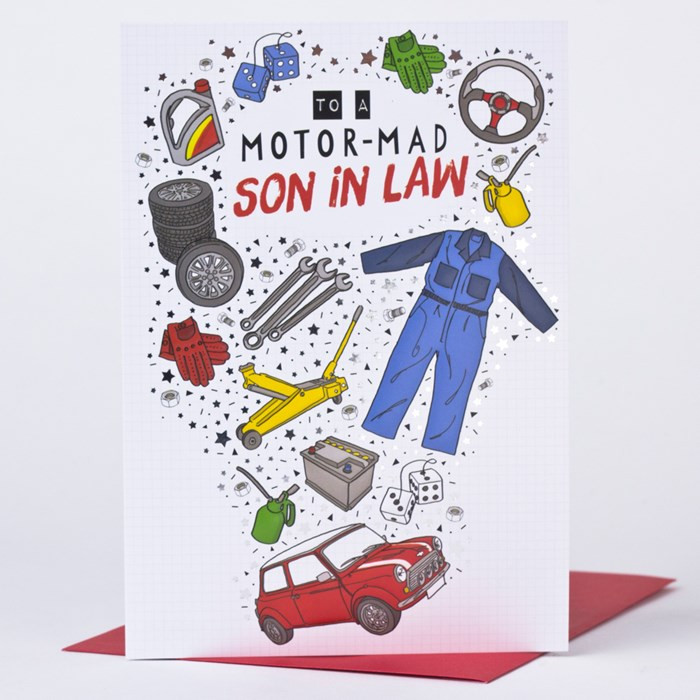 Best ideas about Son In Law Birthday Card
. Save or Pin Birthday Card Motor Mad Son in Law Now.
