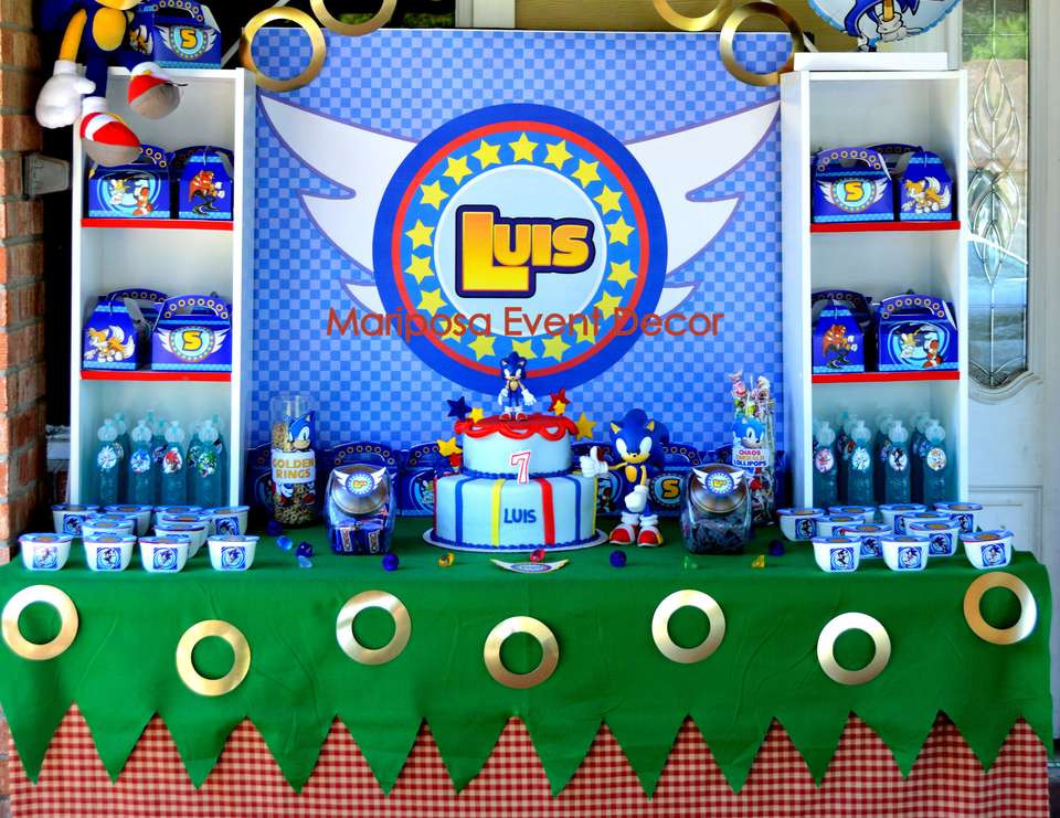 Best ideas about Sonic Birthday Party
. Save or Pin Sonic the Hedgehog Birthday "Sonic Zoom " Now.