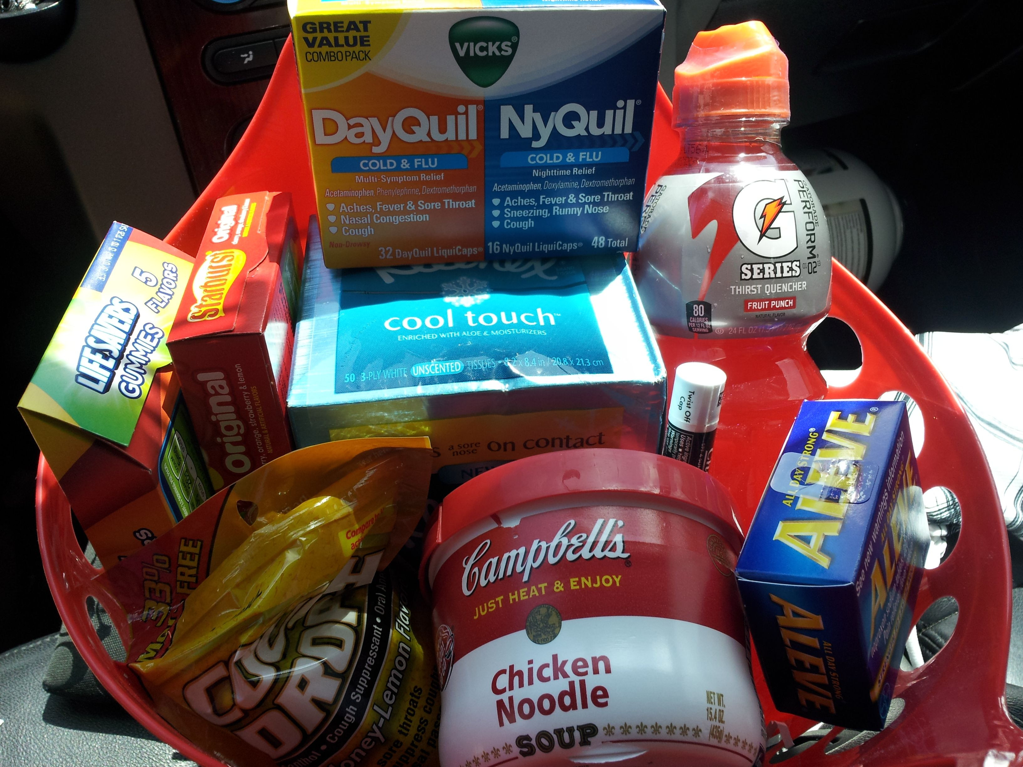Best ideas about Soup Gift Basket Ideas
. Save or Pin a well basket for my sick love medicine candy drink Now.