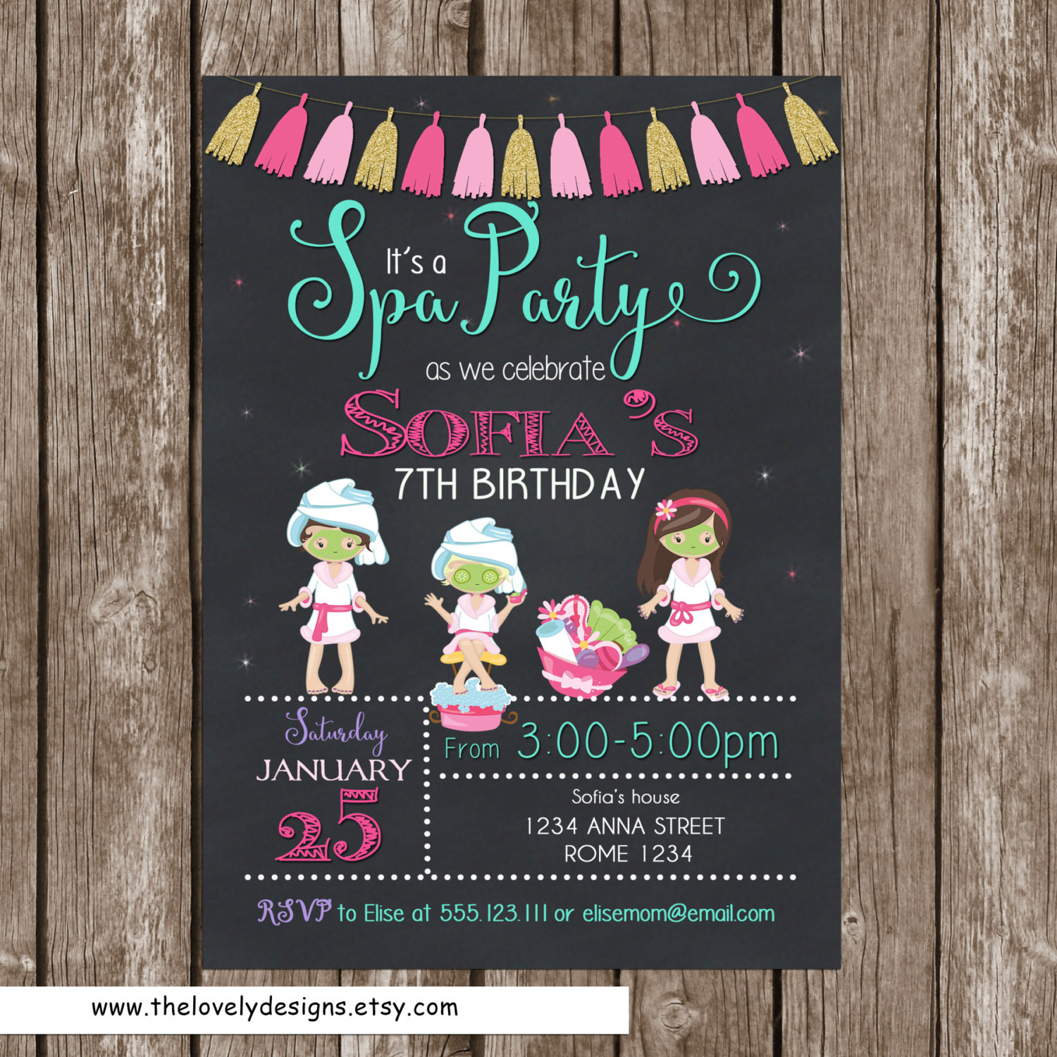 Best ideas about Spa Birthday Party Invitations
. Save or Pin Spa Party Invitation Printable Spa Birthday Invitation Spa Now.