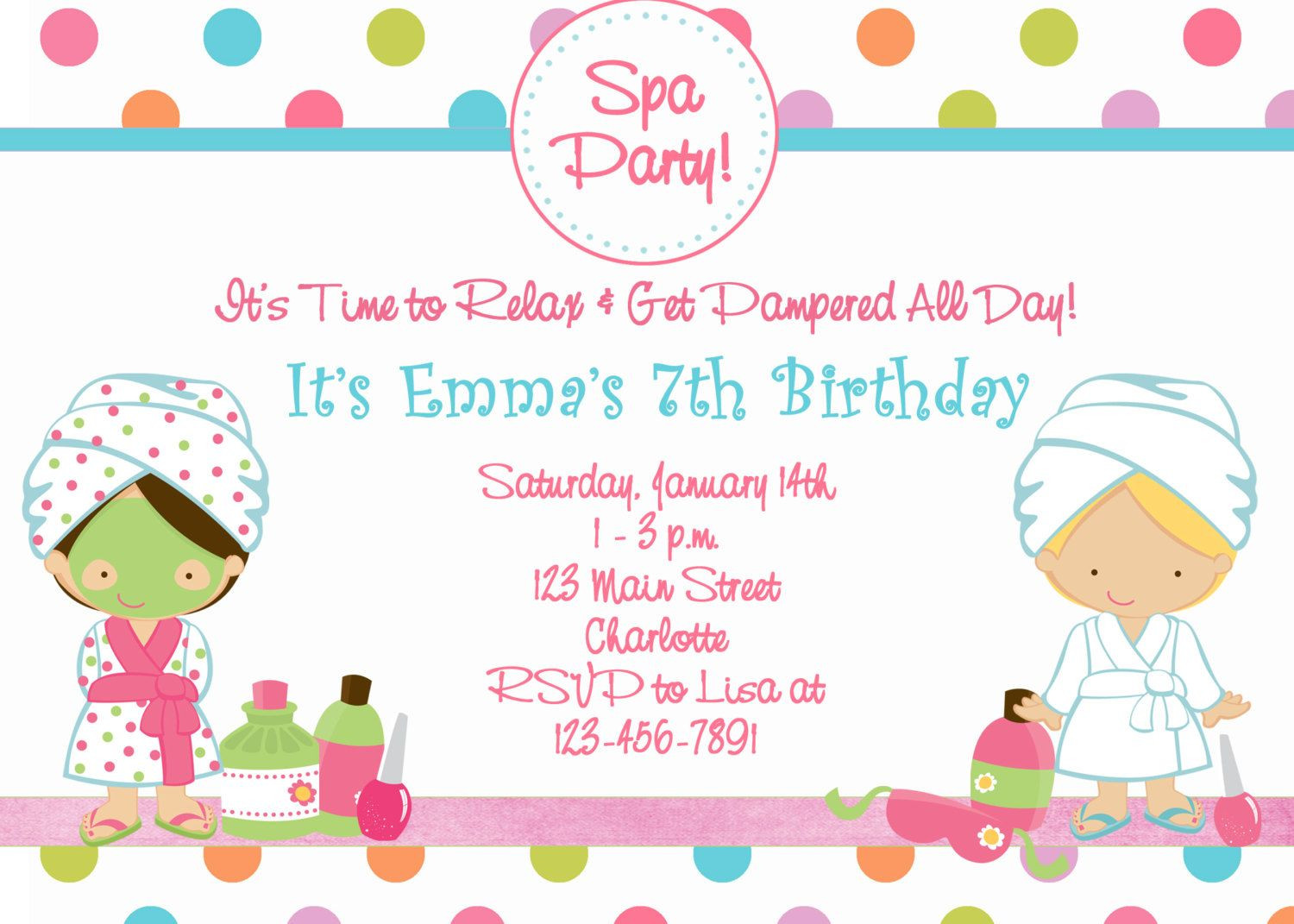 Best ideas about Spa Birthday Party Invitations
. Save or Pin Free Printable Spa Birthday Party Invitations Now.