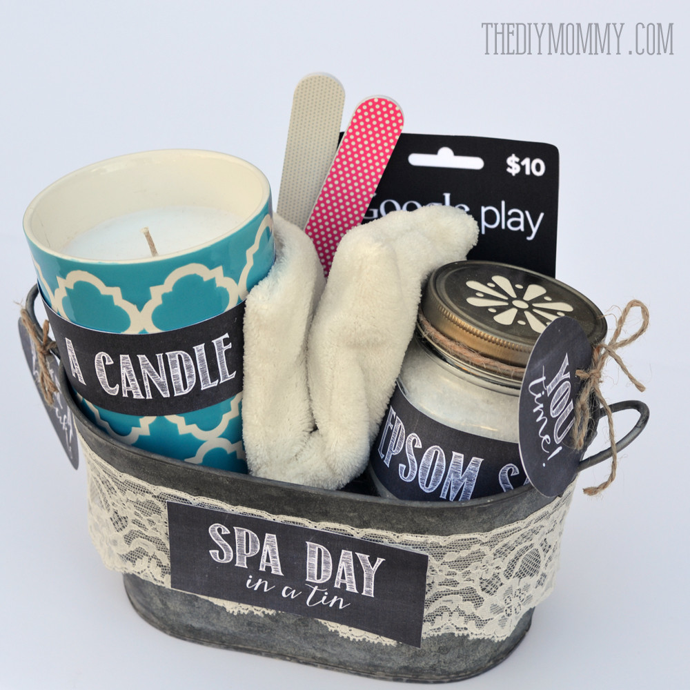 Best ideas about Spa Gift Basket Ideas
. Save or Pin A Gift in a Tin Spa Day in a Tin Now.
