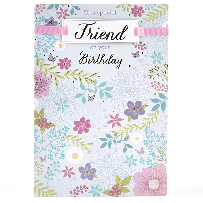 Best ideas about Special Friend Birthday Card
. Save or Pin Birthday Special Friend Card Floral Design Now.