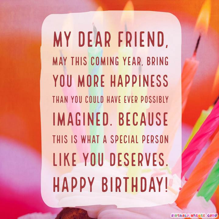 Best ideas about Special Happy Birthday Wish
. Save or Pin Happy Birthday Wishes for Someone Special in your Life Now.