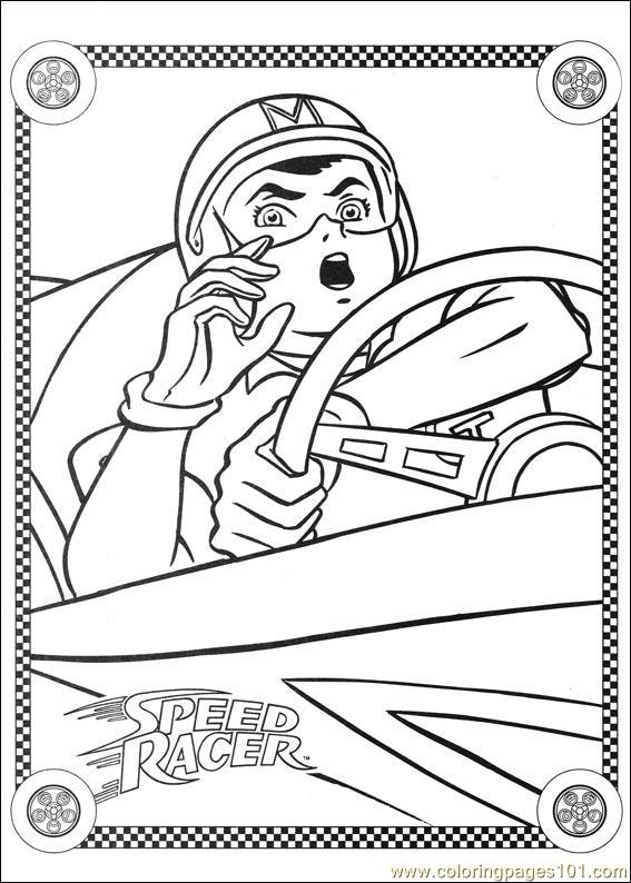 Best ideas about Speed Racer Free Coloring Pages
. Save or Pin Coloring Pages Speed Racer 22 Cartoons Speed Racer Now.