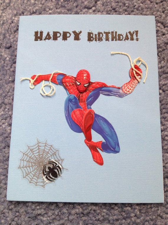 Best ideas about Spiderman Birthday Card
. Save or Pin Spiderman Birthday card by DaisyCreationsbyJess on Etsy Now.