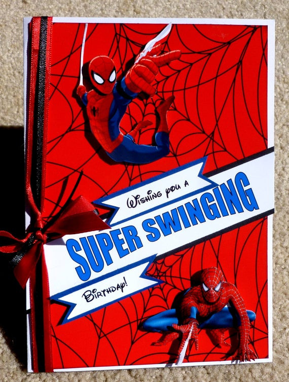 Best ideas about Spiderman Birthday Card
. Save or Pin Spiderman Birthday Handmade 3D Greeting Card with Paper Now.