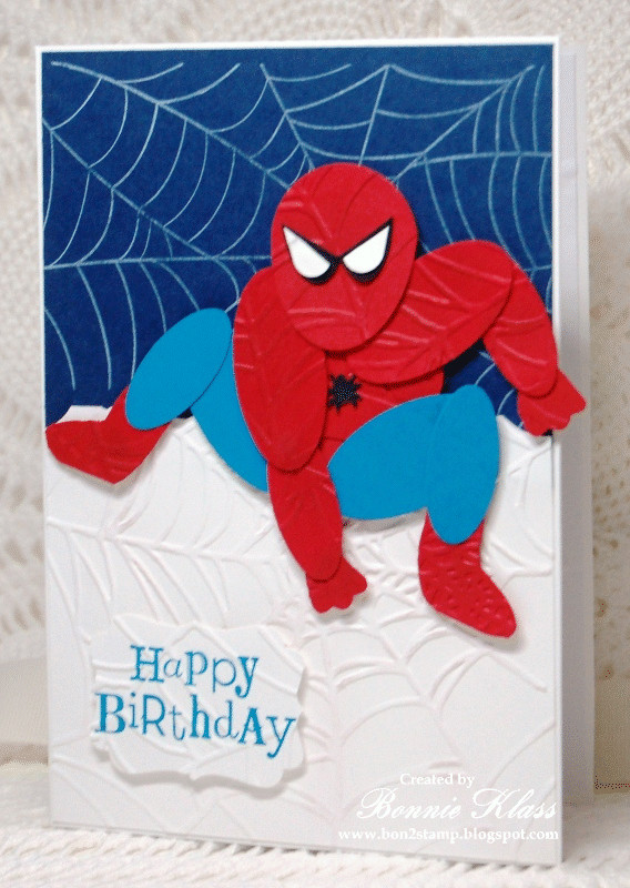 Best ideas about Spiderman Birthday Card
. Save or Pin Stamping with Klass Spectacular Birthday Now.