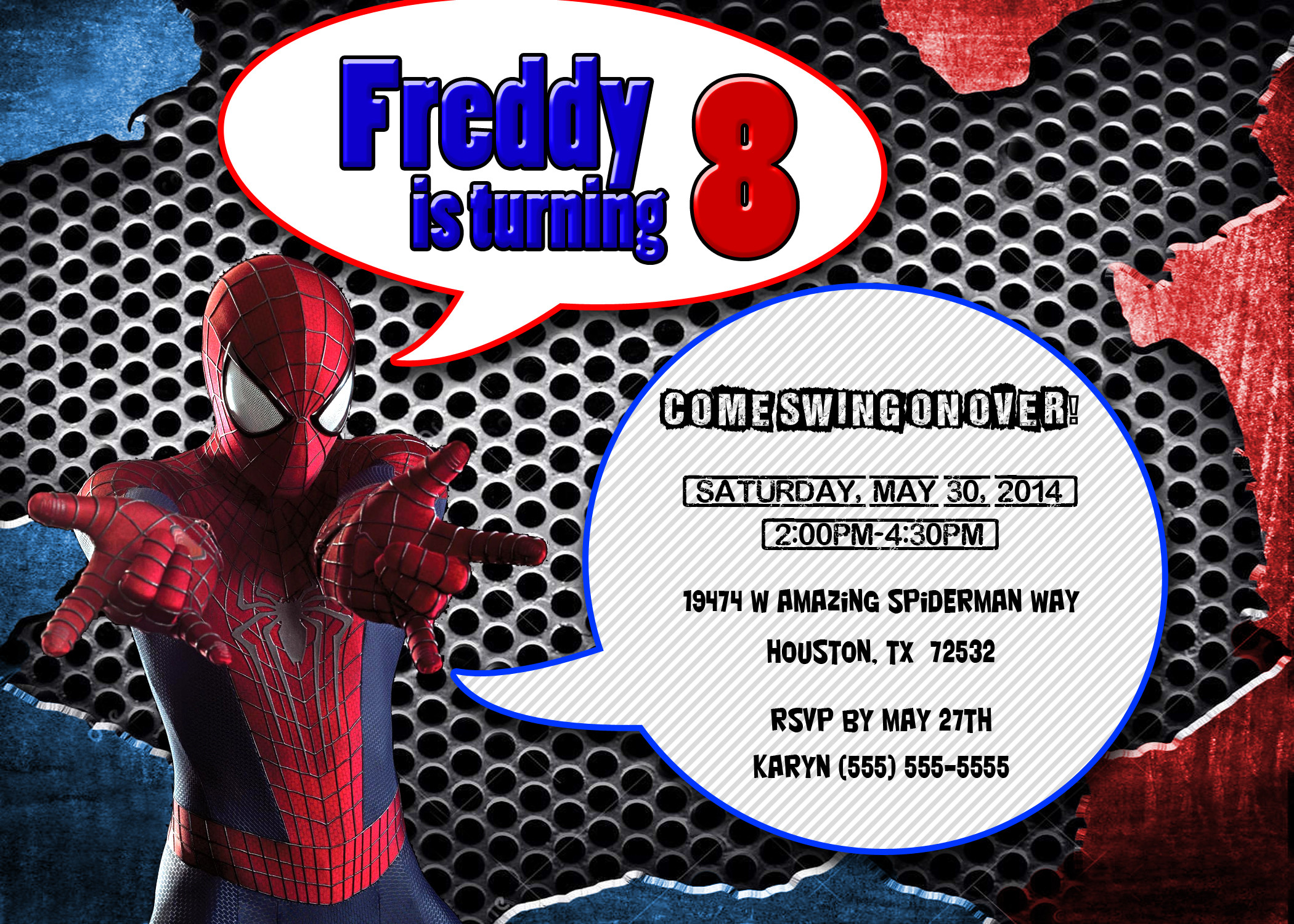 Best ideas about Spiderman Birthday Invitations
. Save or Pin Spiderman Birthday Invitations Now.