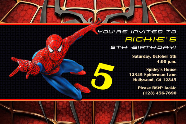 Best ideas about Spiderman Birthday Invitations
. Save or Pin Spiderman Invitations General Prints Now.