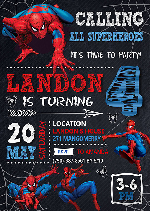 Best ideas about Spiderman Birthday Invitations
. Save or Pin 21 Spiderman Birthday Party Ideas Pretty My Party Now.