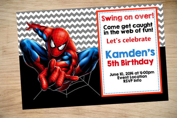 Best ideas about Spiderman Birthday Invitations
. Save or Pin Spider Man Birthday Invitation Spider Man Invitation Now.