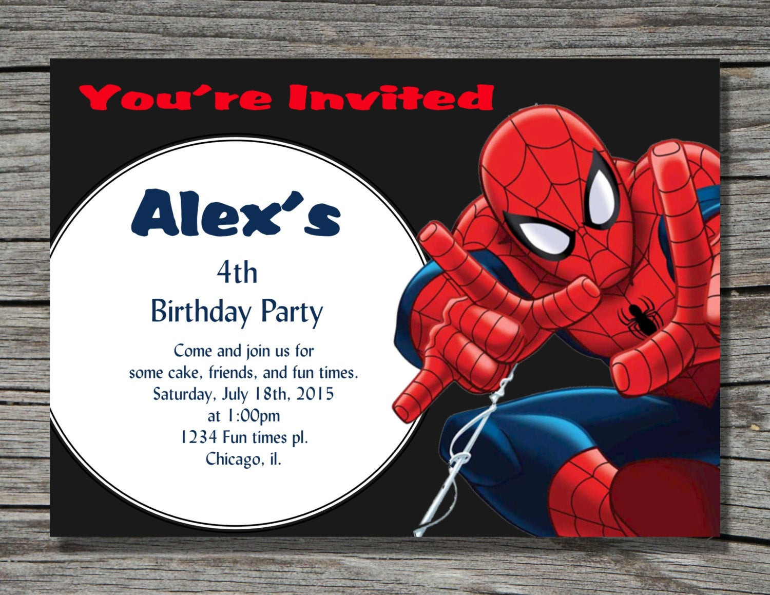 Best ideas about Spiderman Birthday Invitations
. Save or Pin Spiderman PRINTABLE DIY Birthday invitations by Now.