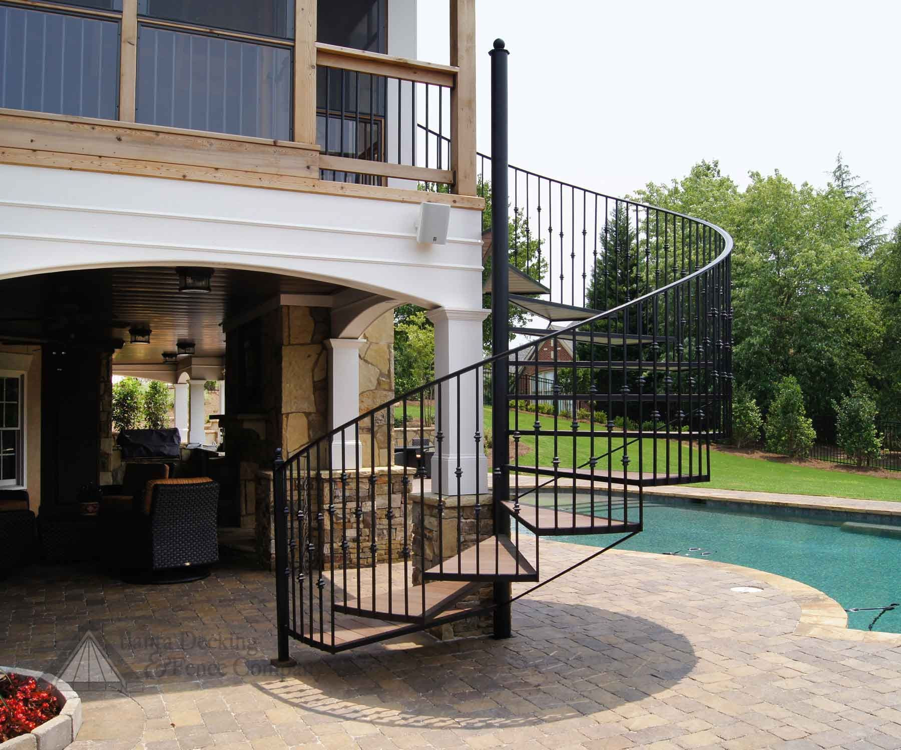 Best ideas about Spiral Deck Stairs
. Save or Pin Outdoor Spiral Deck Stairs Now.