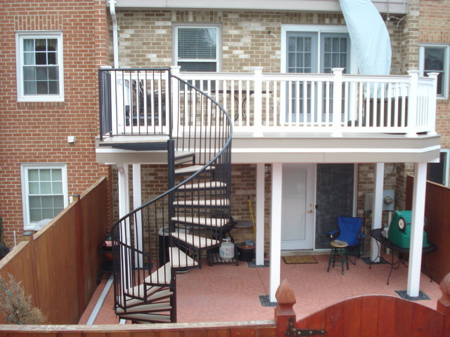 Best ideas about Spiral Deck Stairs
. Save or Pin Deck & Spiral Staircase Traditional Deck Baltimore Now.