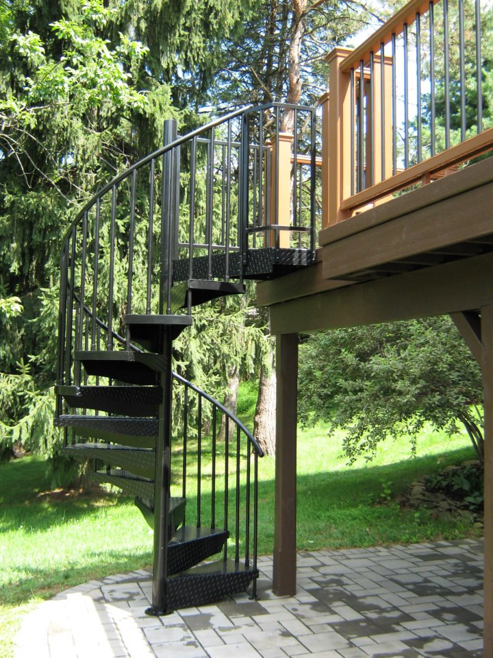 Best ideas about Spiral Deck Stairs
. Save or Pin Five Weekend DIY Deck Projects Salter Spiral Stair Now.