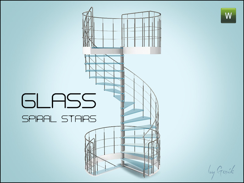 Best ideas about Spiral Staircase Sims 4
. Save or Pin Gosik s Glass spiral stairs Now.