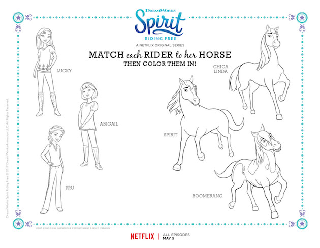 Best ideas about Spirit Riding Free Coloring Pages
. Save or Pin Spirit Riding Free Mother Daughter Movie Night Cotton Now.