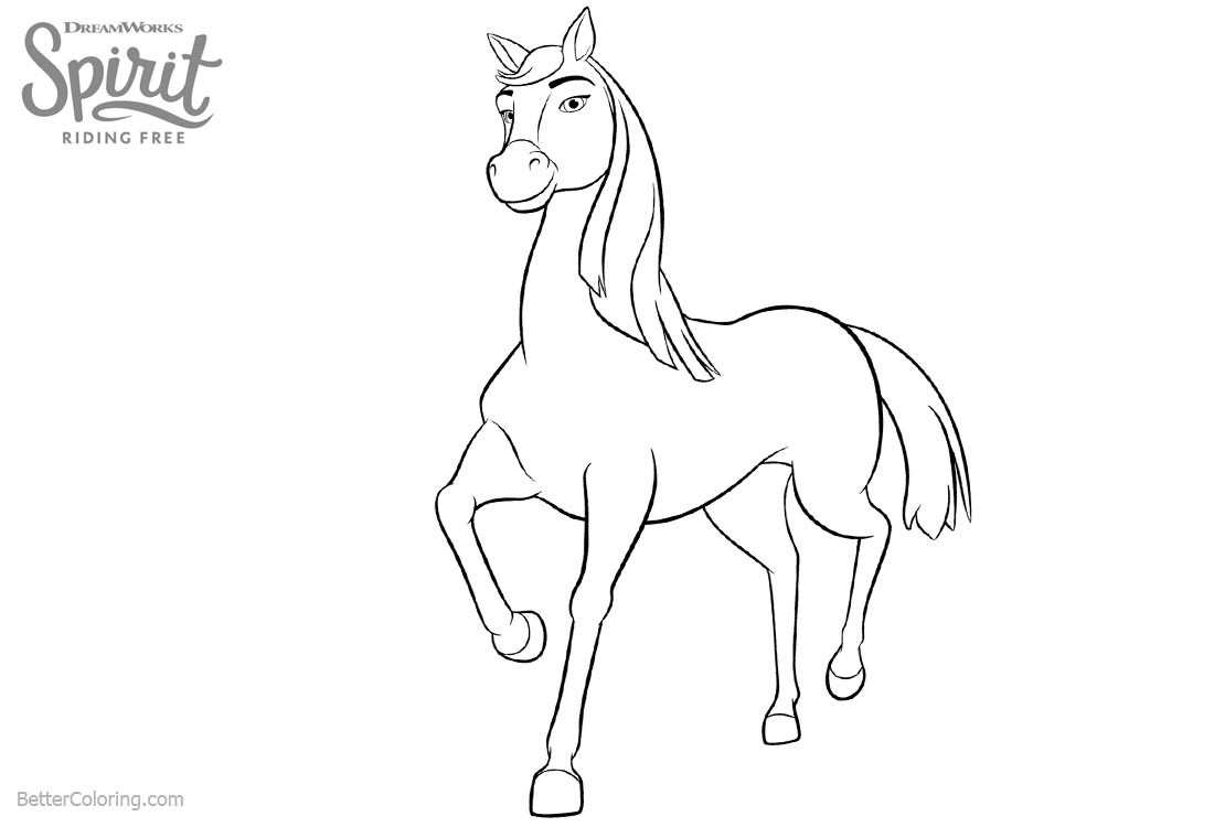 Best ideas about Spirit Riding Free Coloring Pages
. Save or Pin Spirit Riding Free Horse Coloring Pages Chica Linda Free Now.