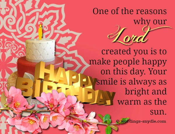 Best ideas about Spiritual Birthday Wishes
. Save or Pin Christian Birthday Wordings and Messages Wordings and Now.