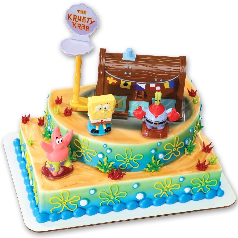 Best ideas about Spongebob Birthday Cake
. Save or Pin Spongebob Cake Decorating Kit Topper Now.
