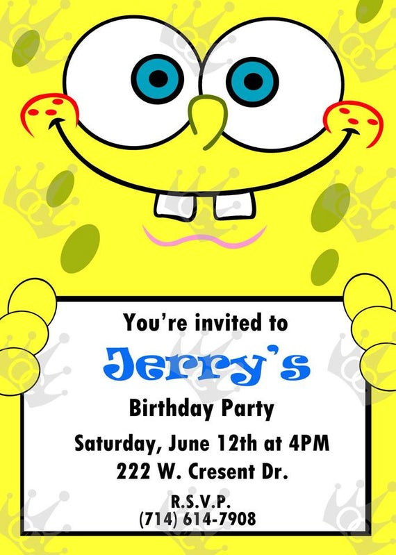 Best ideas about Spongebob Birthday Invitations
. Save or Pin Items similar to Spongebob Birthday Party Invitations Now.