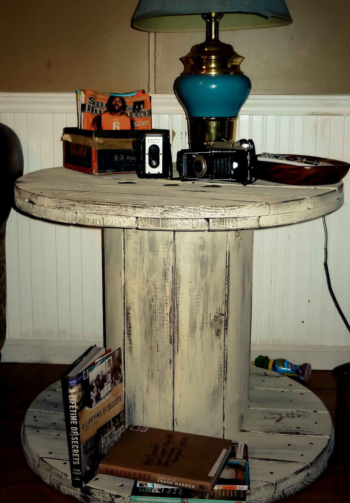 Best ideas about Spool Table DIY
. Save or Pin Artistic Icing Wooden Spool End Table my latest DIY Now.