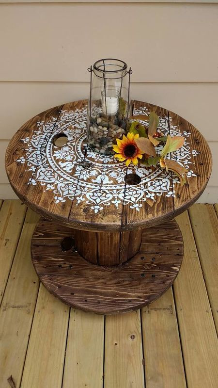 Best ideas about Spool Table DIY
. Save or Pin DIY Cable Spool Table for Ummmm Wherever Now.