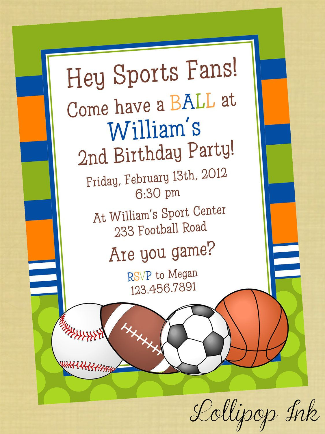 Best ideas about Sports Themed Birthday Invitations
. Save or Pin Sports Printable Birthday Invitation Personalized Sports Now.