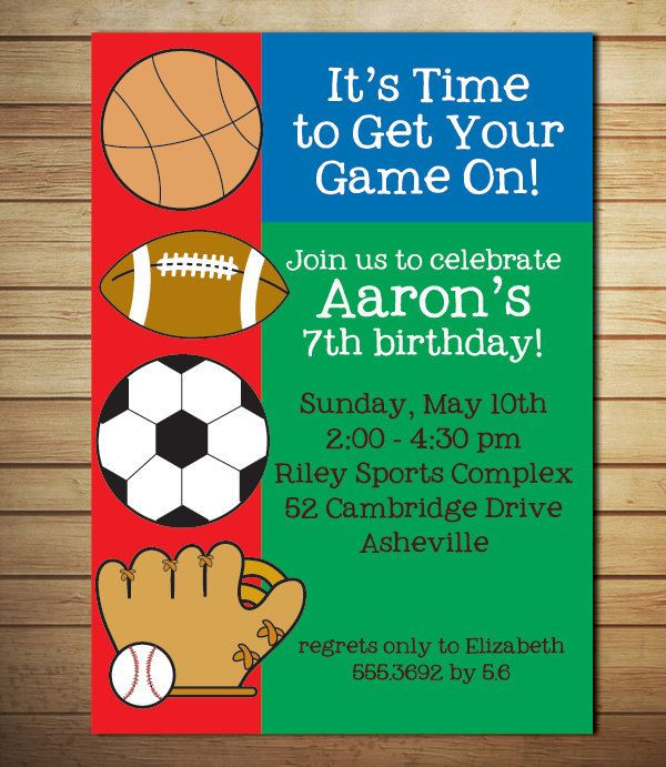 Best ideas about Sports Themed Birthday Invitations
. Save or Pin Cool FREE Template Sports Themed Birthday Party Now.