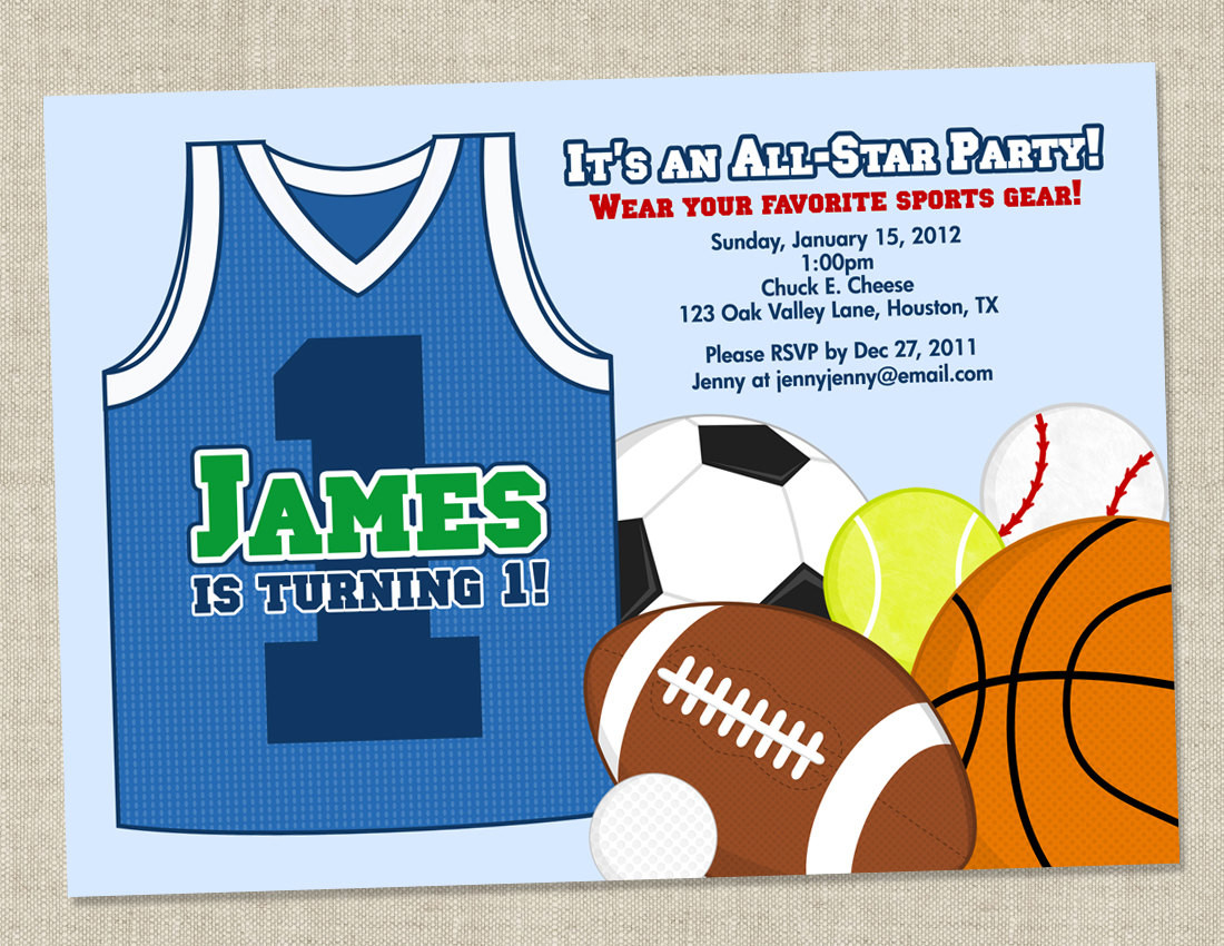 Best ideas about Sports Themed Birthday Invitations
. Save or Pin Sports Themed Birthday Party Invitations Now.