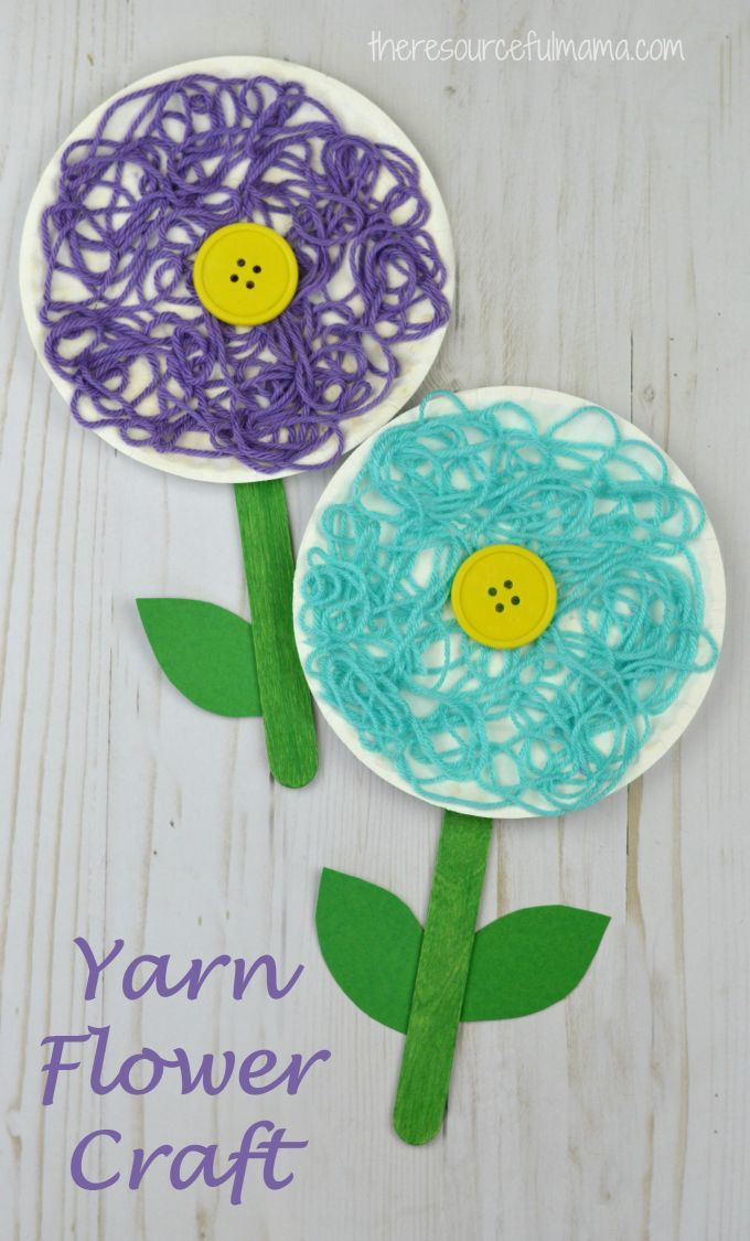 Best ideas about Spring Crafts For Kindergarten
. Save or Pin Mixed Media Flower Craft for Kids Now.