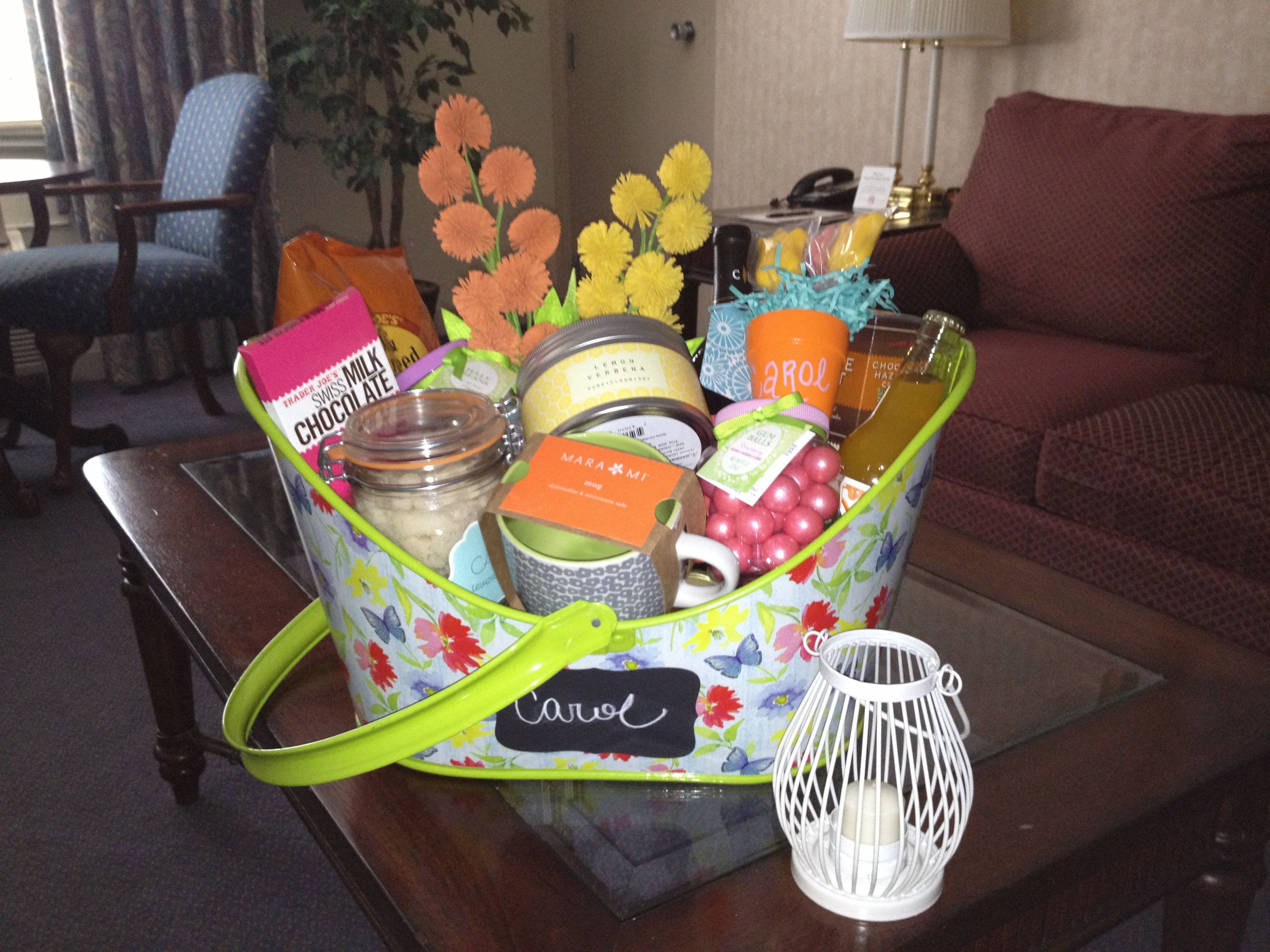 Best ideas about Spring Gift Basket Ideas
. Save or Pin Spring themed vintage chic t basket Now.