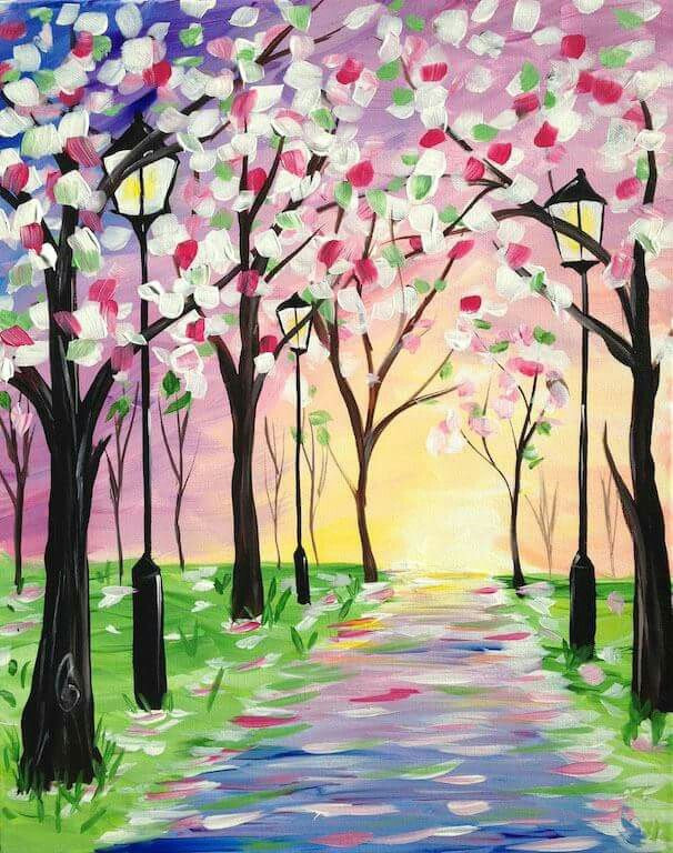 Best ideas about Spring Painting Ideas
. Save or Pin Spring Stroll Painting with a Twist Asheville NC Now.