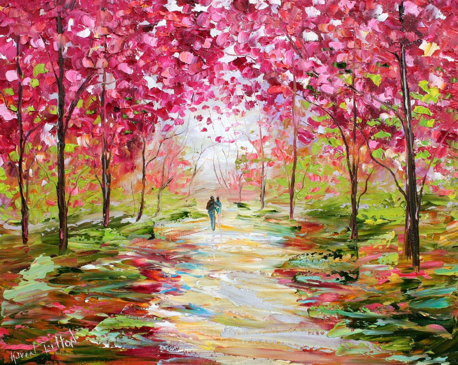 Best ideas about Spring Painting Ideas
. Save or Pin Karen Tarlton Original oil painting Spring Romance impasto Now.