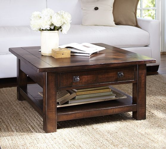Best ideas about Square Wood Coffee Table
. Save or Pin Benchwright Square Coffee Table Rustic Mahogany Now.