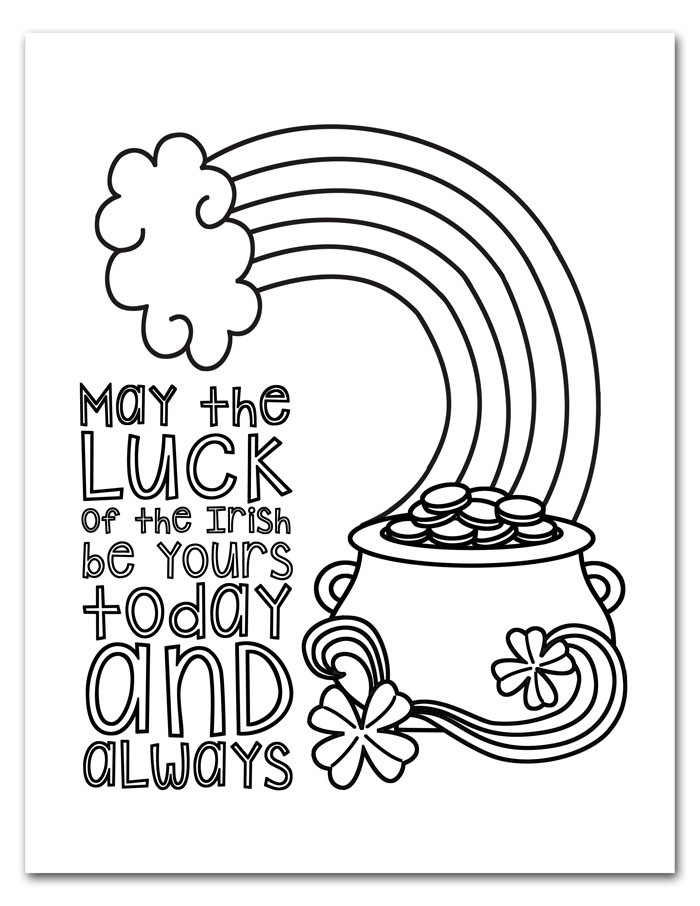 Best ideas about St Patrick Day Free Coloring Sheets
. Save or Pin Free Printable St Patrick s Day Coloring Pages i should Now.