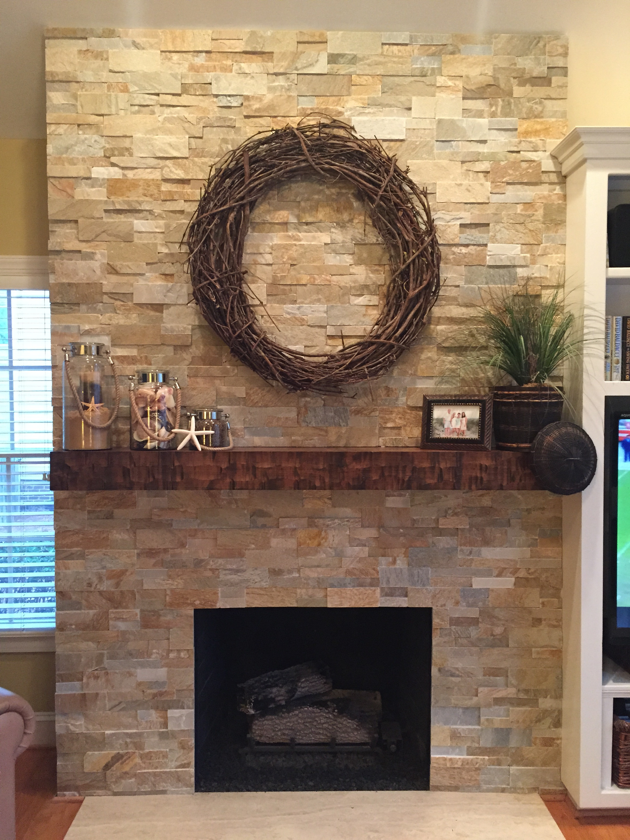 Best ideas about Stacked Stone Fireplace
. Save or Pin Centerpiece Home Staging Now.