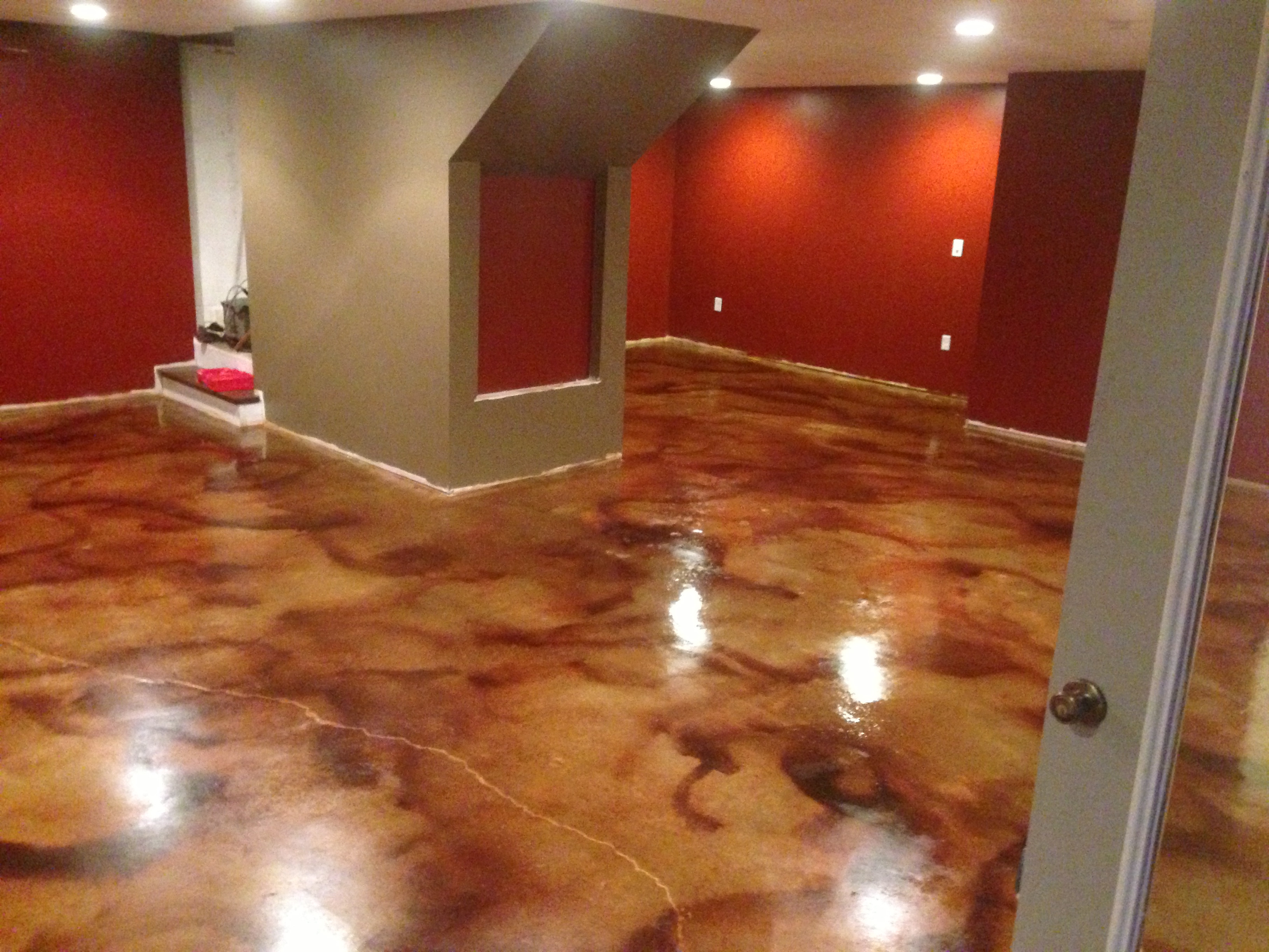 Best ideas about Stain Concrete Floors DIY
. Save or Pin How To Stain Concrete Basement Floors Direct Colors Now.