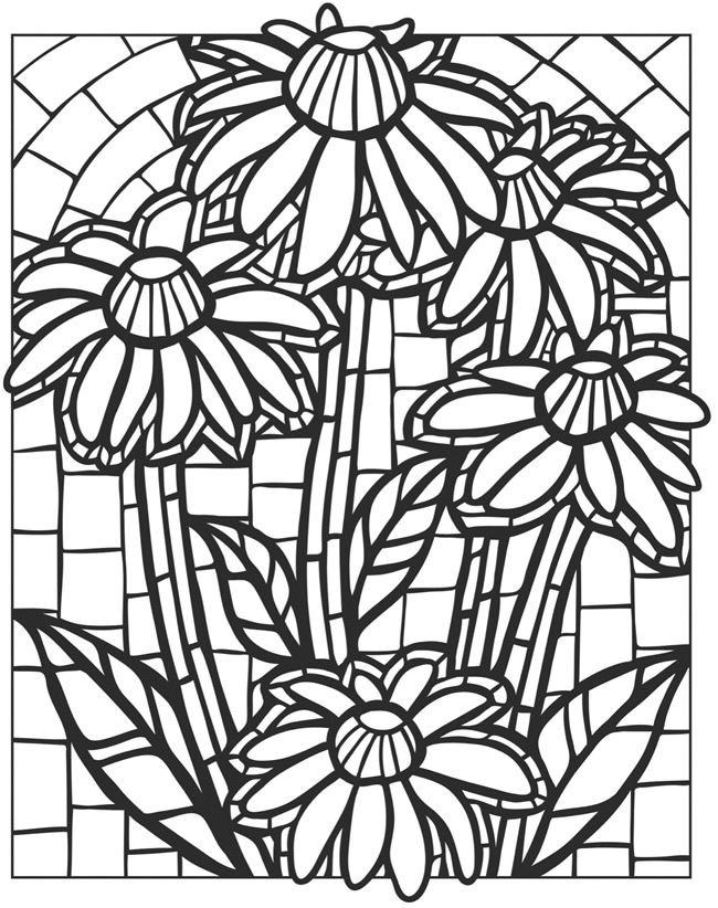 Best ideas about Stained Glass Coloring Pages For Adults
. Save or Pin Creative Haven Floral Mosaics Coloring Book Wel e to Now.