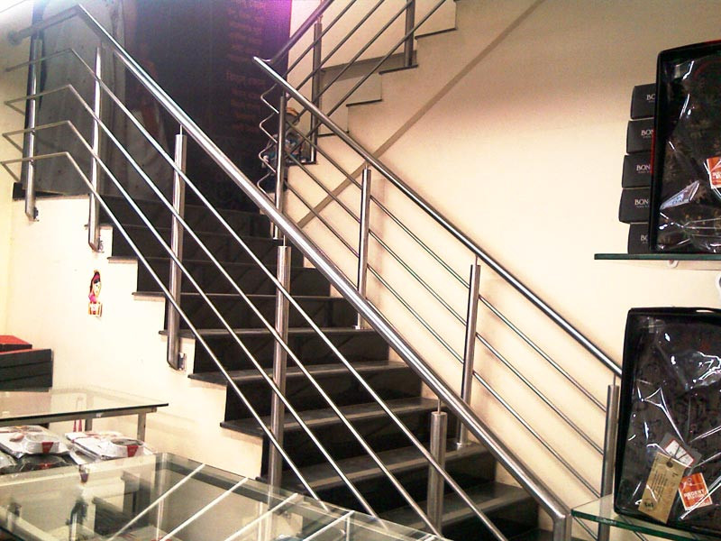Best ideas about Stainless Steel Staircase Railing
. Save or Pin Stainless Steel Stair Railings Aakruti Fabrication Now.