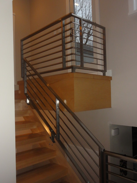 Best ideas about Stainless Steel Staircase Railing
. Save or Pin Stainless steel railings Contemporary Staircase Now.