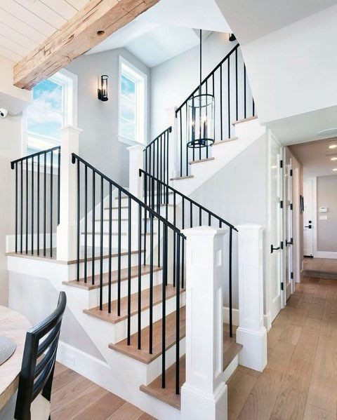 Best ideas about Staircase Railing Ideas
. Save or Pin Top 70 Best Stair Railing Ideas Indoor Staircase Designs Now.