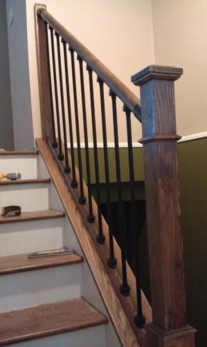 Best ideas about Staircase Rails Home Depot
. Save or Pin Stair Simple Axxys 8 ft Stair Rail Kit AXHSR8B32I at The Now.