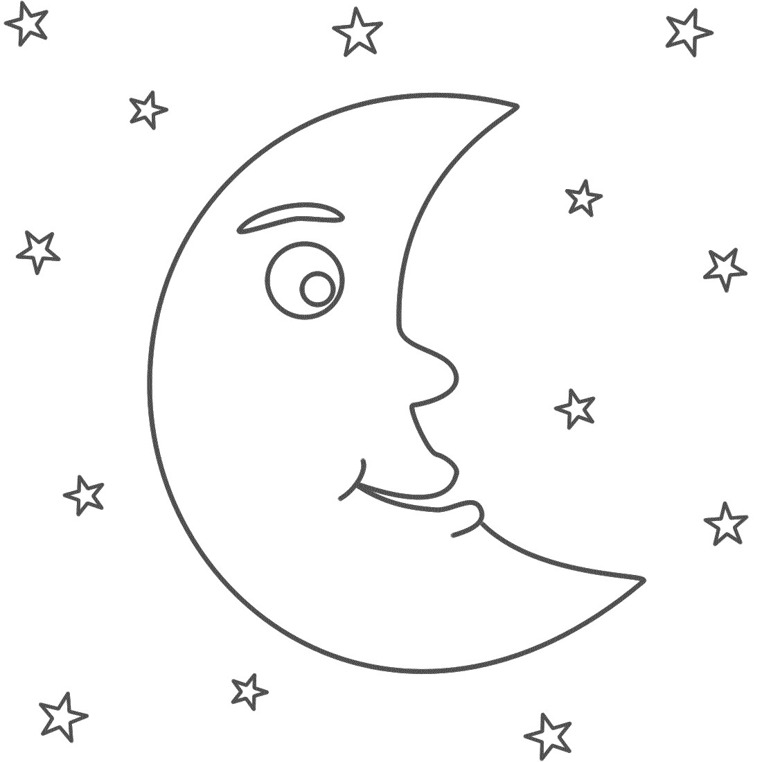Best ideas about Star And Moon Preschool Coloring Sheets
. Save or Pin Moon And Stars Coloring Pages For Kids Now.