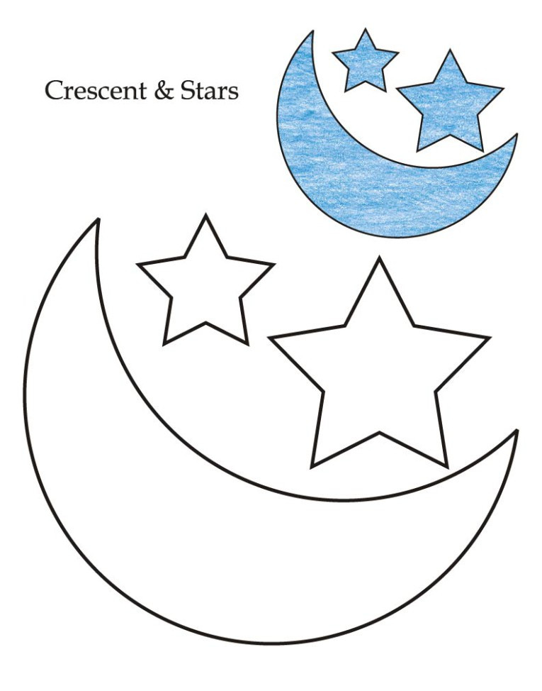 Best ideas about Star And Moon Preschool Coloring Sheets
. Save or Pin Crescent coloring Download Crescent coloring Now.