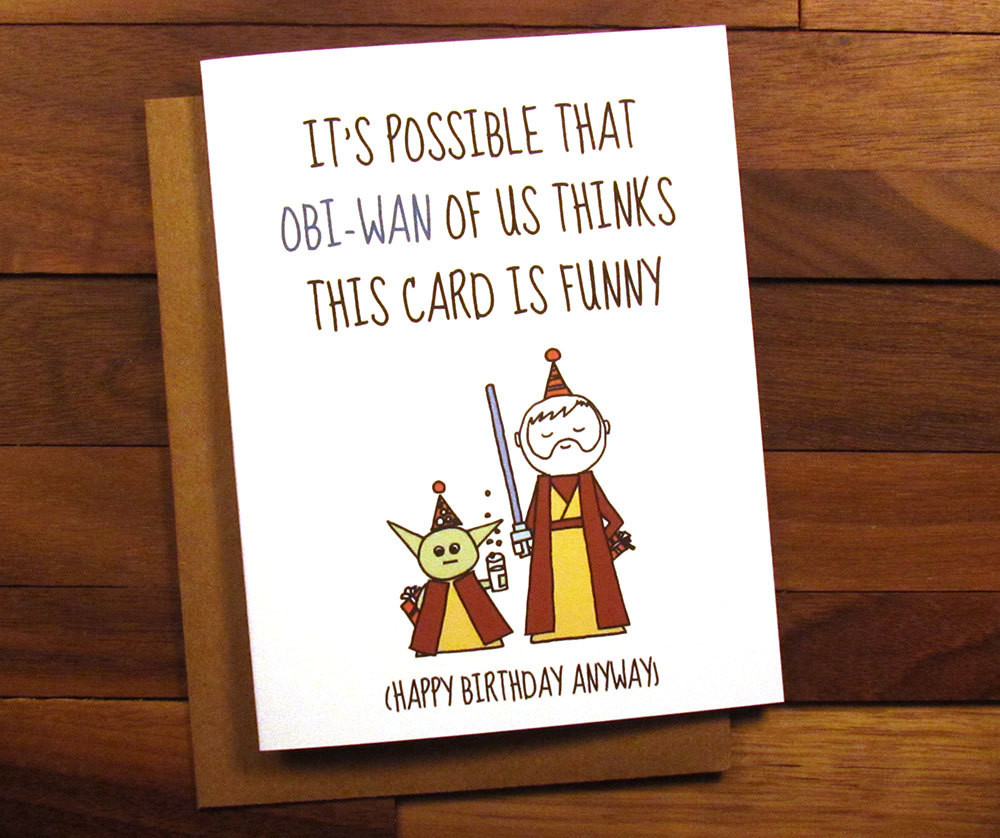 Best ideas about Star Wars Birthday Card
. Save or Pin Funny Birthday Card Star Wars Birthday Card with Drink Now.