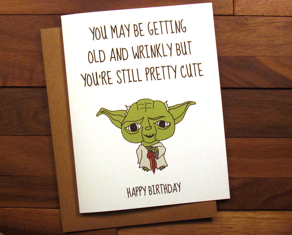 Best ideas about Star Wars Birthday Card
. Save or Pin Funny Birthday Card Star Wars Birthday Card with Recipe Now.