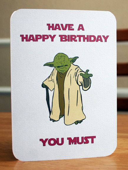 Best ideas about Star Wars Birthday Card Printable
. Save or Pin Star Wars Printable Birthday Card Yoda Card by Now.